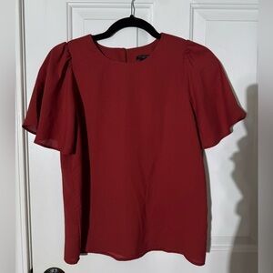 Ann Taylor petite XS flutter sleeve top